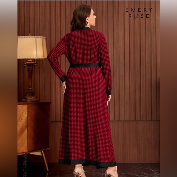 HOUNDSTOOTH LEGGINGS AND COAT SET- SZ XL - Picture 2 of 9